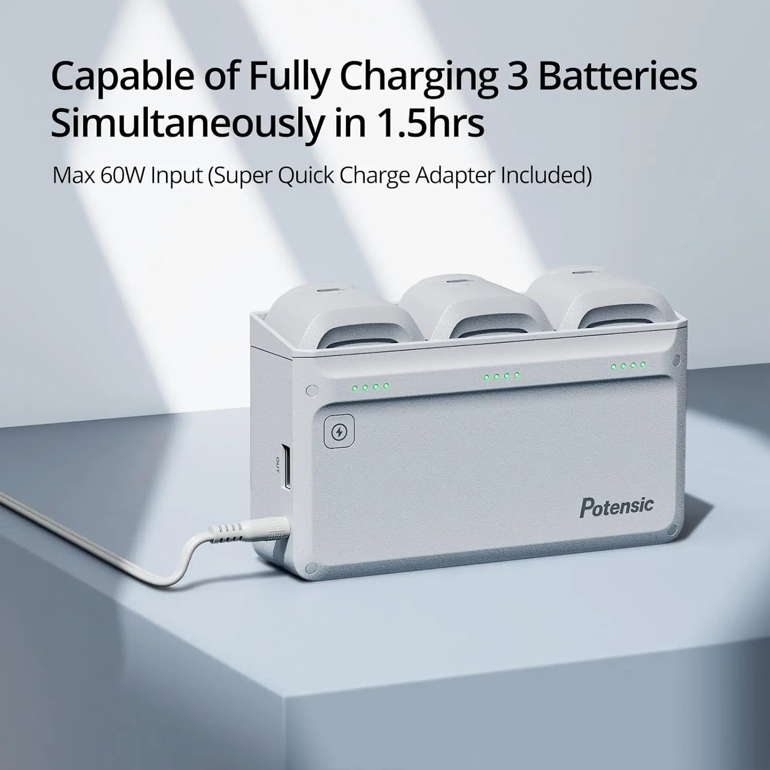 Potensic Original 60W Charging Hub for ATOM 2, ATOM SE, ATOM LT Drone view 5