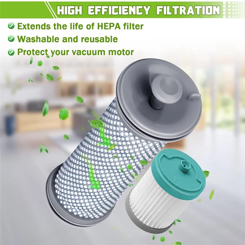AB45 Filtro di ricambio per aspirapolvere per aspirapolvere Tineco A10/A11 Hero, A10/A11 Master, PURE ONE S11, S12 Pro EX, serie S15