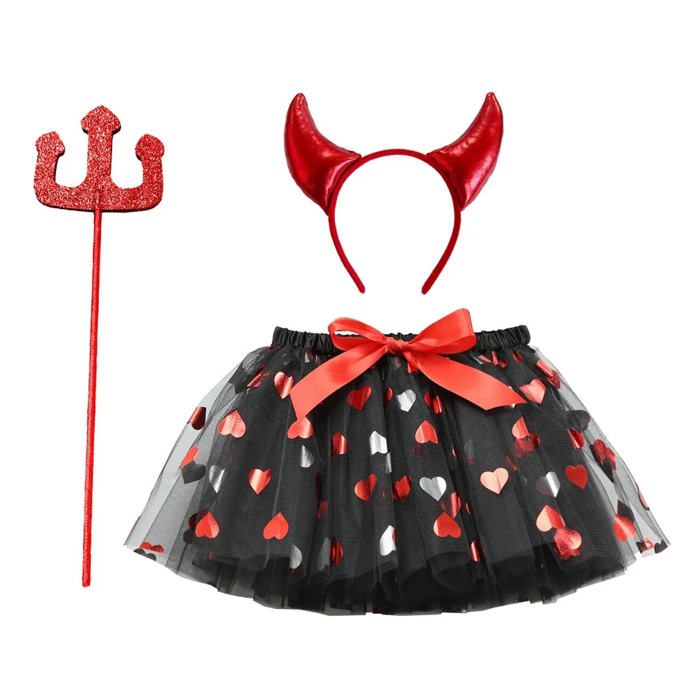 

3Pcs/set Wizard Childern Halloween Costumes Pointy Hat Broom Kids Witch Dress Set Costume Cosplay Props Bright Color