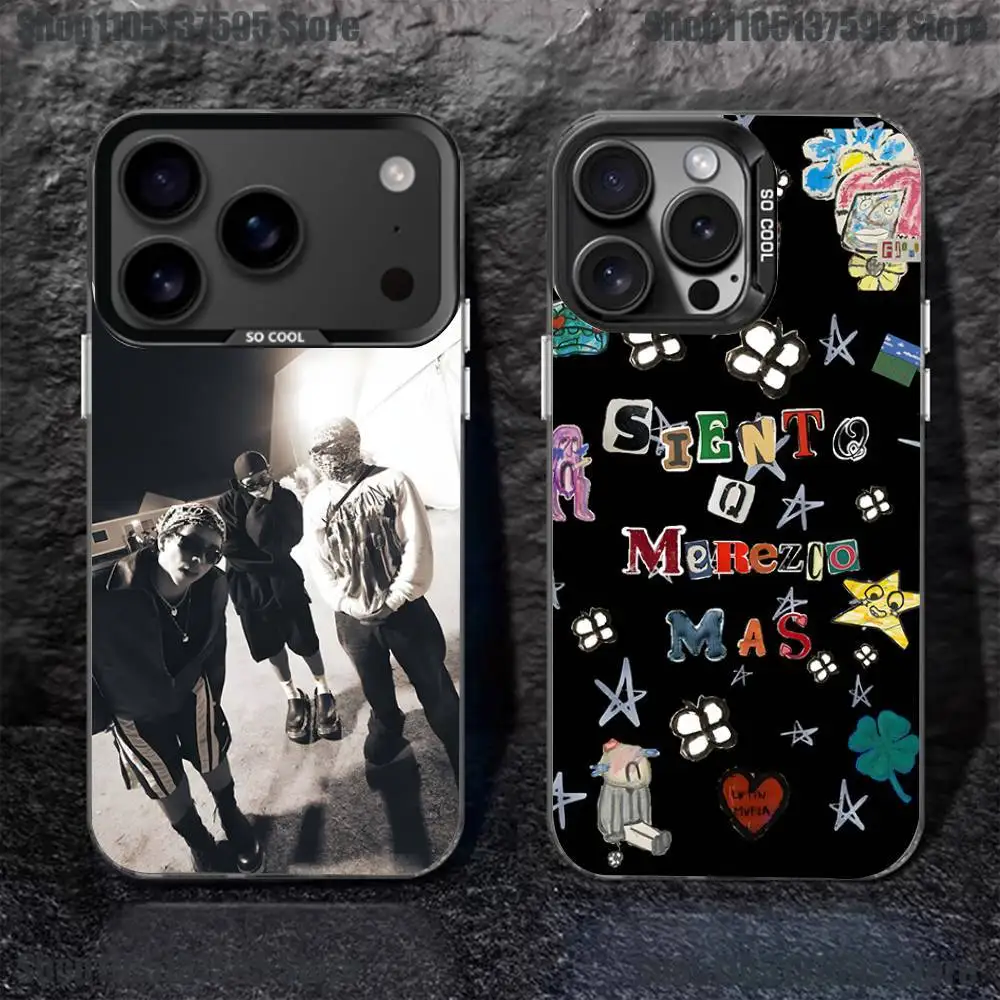 

Latin Mafia Music Group Phone Case For iPhone 17,16,15,14,13,12,11,Pro,XS,Max,Plus,Mini,SE4,E Black Matte Shockproof Cover