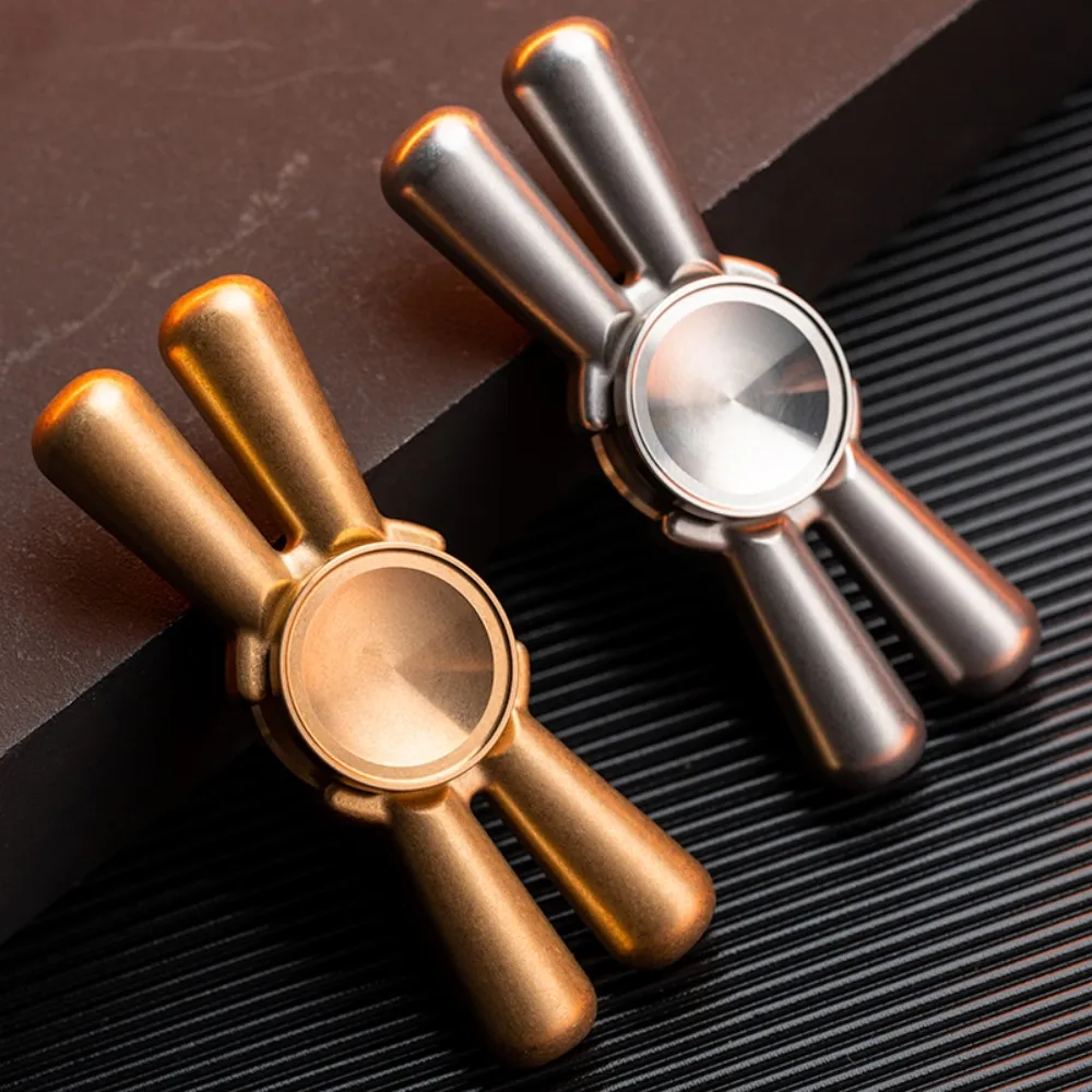 QINGCHAO EDC KAME Fidget Spinner Brass Fidget Toys For Adults Stress Relief Toy Office Desk Accessories