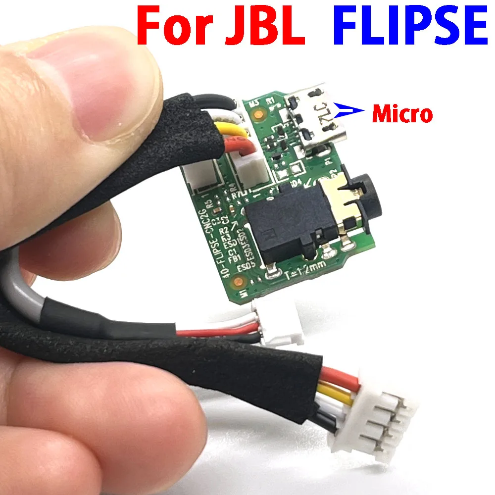 Conector Micro USB para Altavoz Bluetooth JBL FLIPSE Flip2, Puerto de Carga de Alta Corriente, Enchufe, Placa de Conexión, Hembra