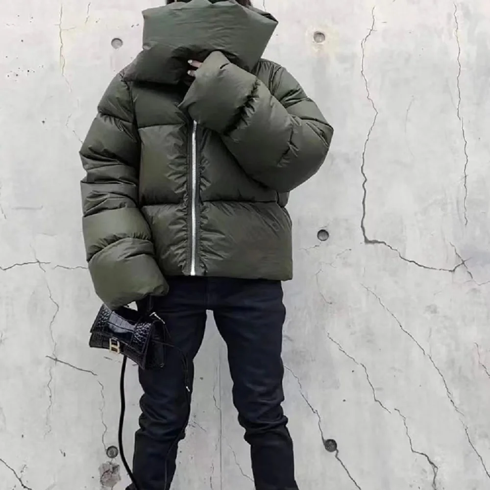 

2025 Winter Women's Down Jacket Thickened Warm Women's Neck Scarf Down Jacket y2k New Fashion High Quality Tops Coat bra