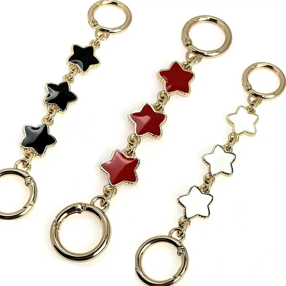 Star Purse Strap Extender 2024 DIY Metal Replacement Chain Diamond Handbag Bag Extension Chain Women