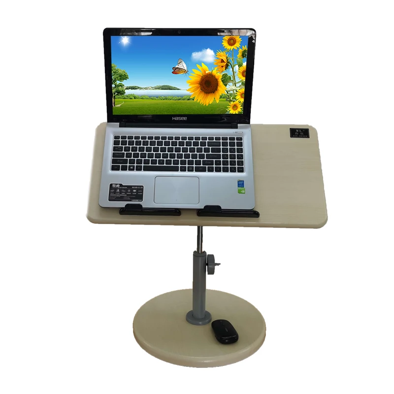 Standing internet, laptop desk, standing office desk, standing and sitting dual-purpose bay window table, lifting bracket