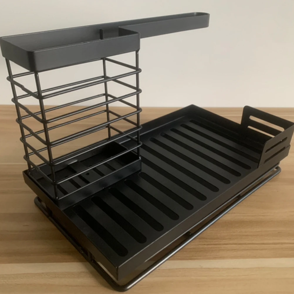 

Rack Countertop Organizer Sink for Kitchen Dish Storage Drain Sponge Holder Dispenser Shelf Towel Stand