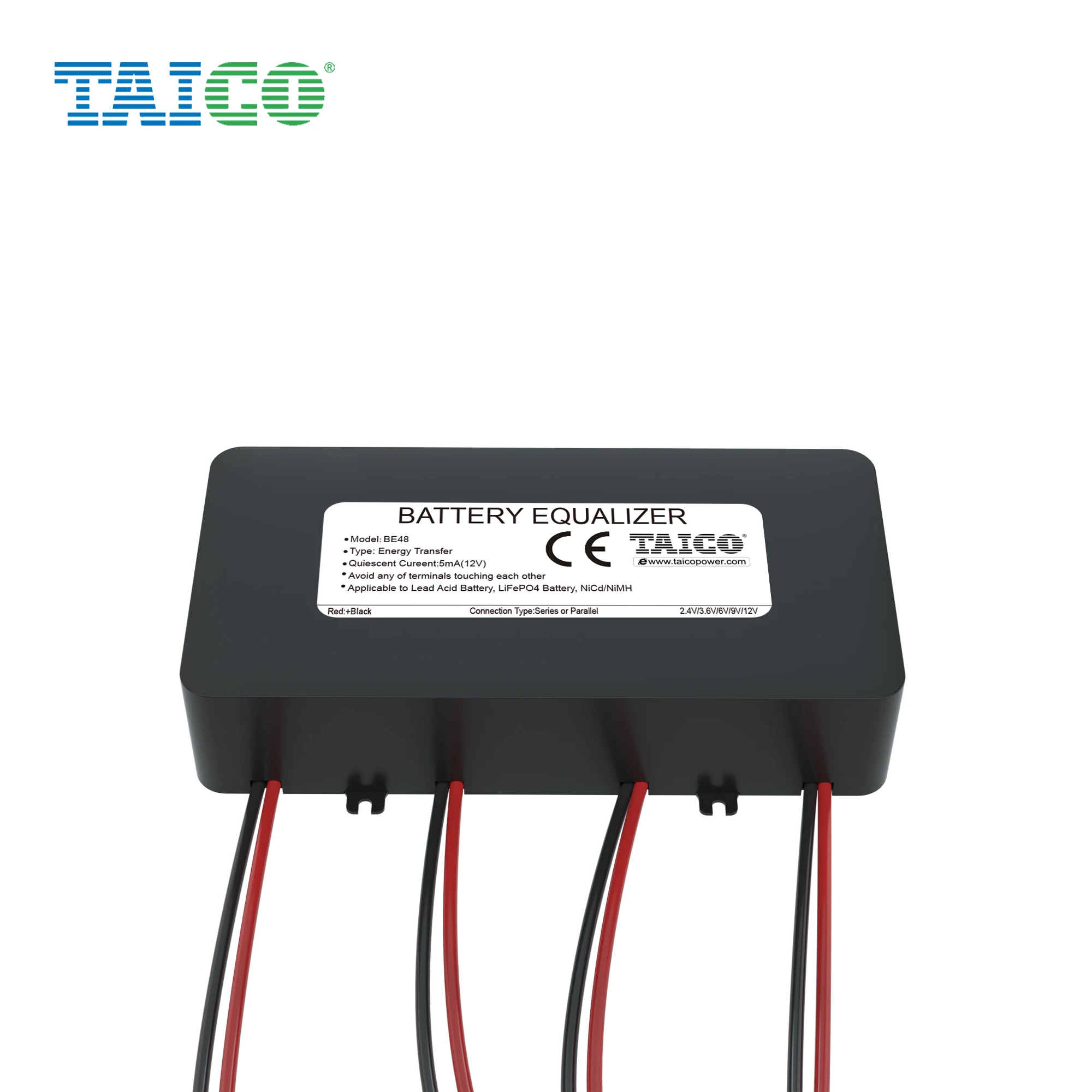 TAICO Patent BE48 48V Battery Equalizer for 24V 48V 96V battery Balancer battery life