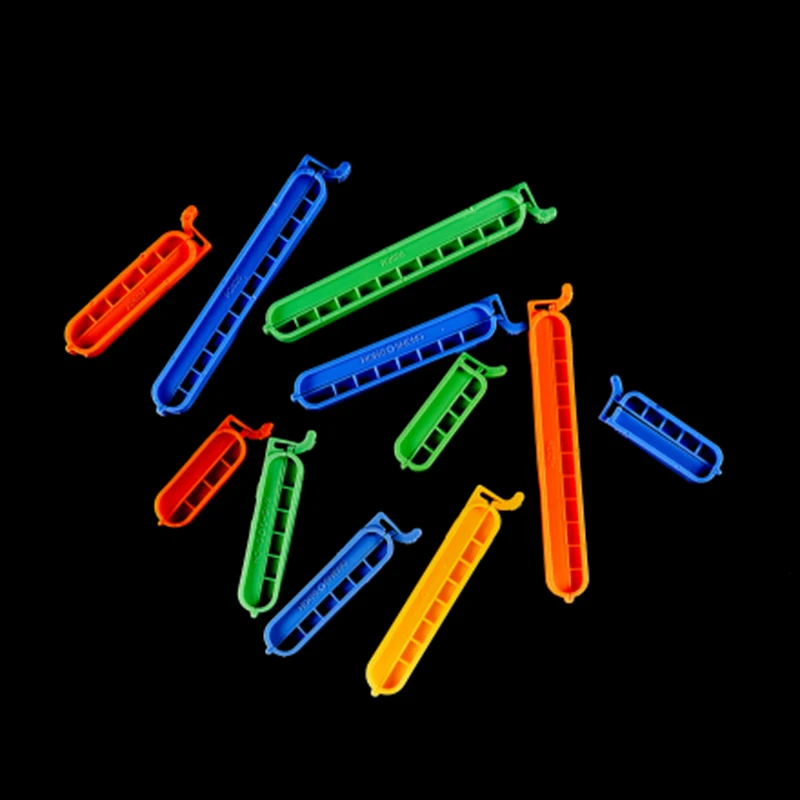 4cm 6cm 8cm 10cm Beutelklammer Schlauchverschluss Zubehör Mehrfarbig Verschlussklammer Farbe zufällig – Detail 8