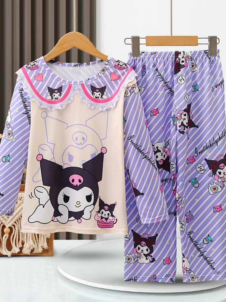 Princess Girl Pajamas Children Clothes Girl Girl's Summer Pajamas Loungewear Sets for Children Clothing Set Pajama Sleepwear