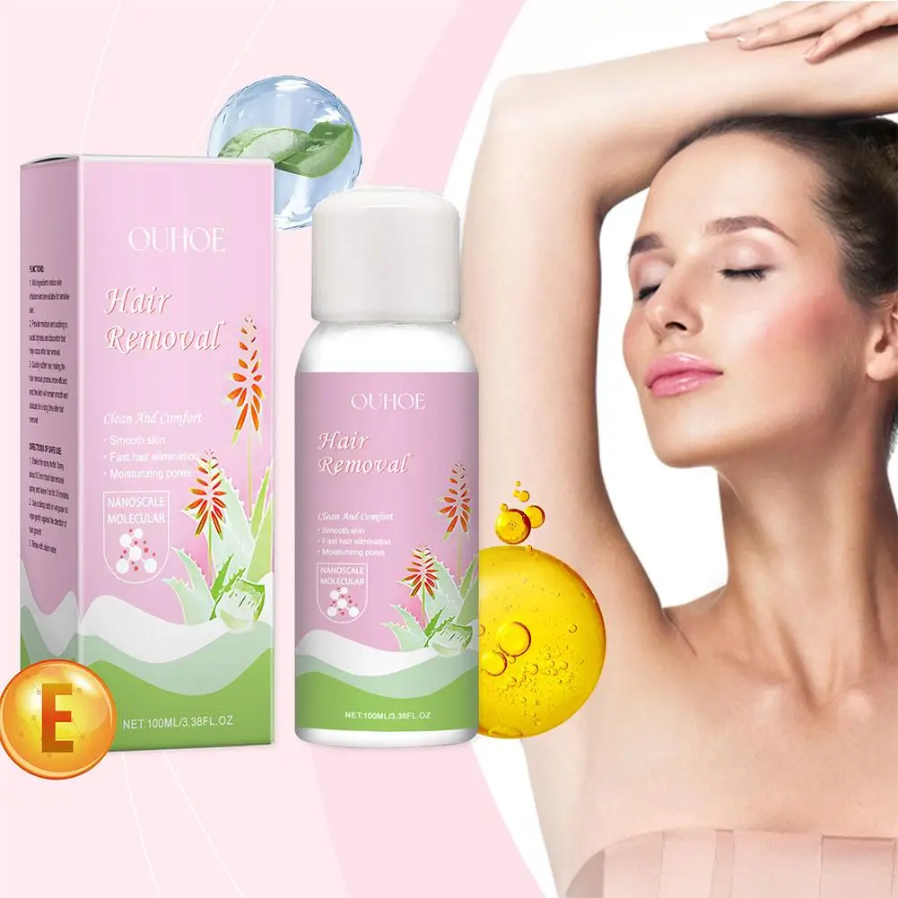 

Gentle Hair Removal Mousse Spray Leg Hair Armpit Hair All Skin Spray Over Smooth Mousse Body Skin 100g Cleansing The E3G1