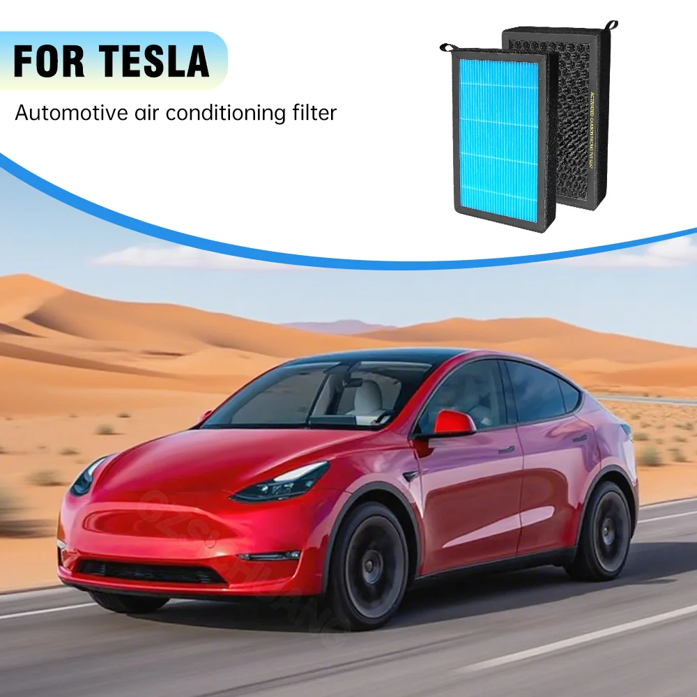 

Car Activated Carbon Cabin Air Conditioning Filter For Tesla Model Y 3 2017 2018 2019 2020 2021 2022 2023 Interior Accessories