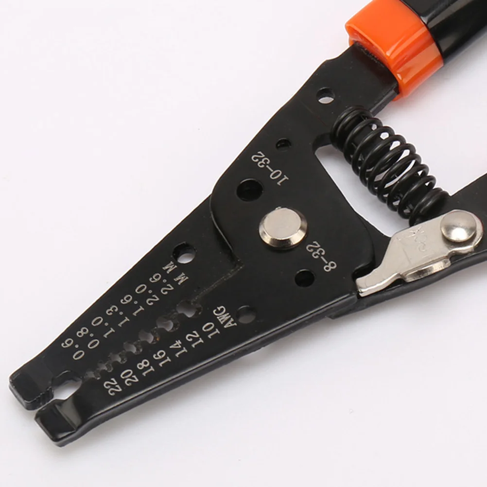 

Wire Stripper Electrical Pliers Carbon Steel Rubber Grip Ergonomic Design for Clamping Stripping Wire Cutting Tools