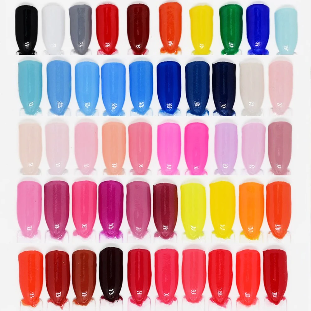 10szt/opakowanie Proszek akrylowy-acrilicos para uñas-poudre acrylique pour ongle-Nails System Nail Dipping Szybkoschnący Pył do paznokci Losowo