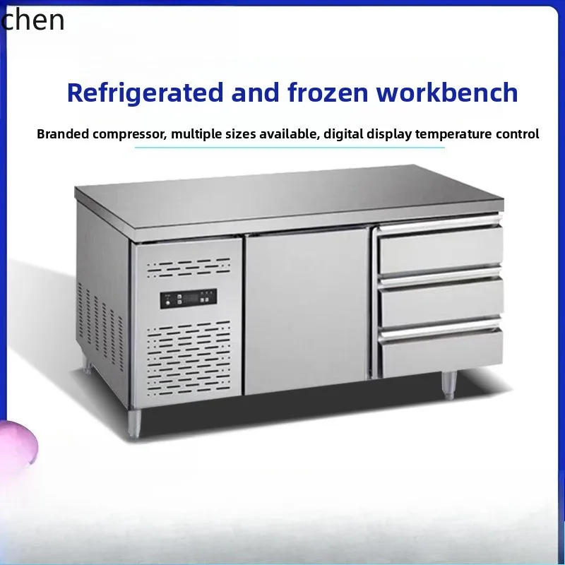 Ladka chłodnicza HXL z szufladami, stół roboczy, lodówka kuchenna, stół roboczy z chłodziarką, zamrażarka