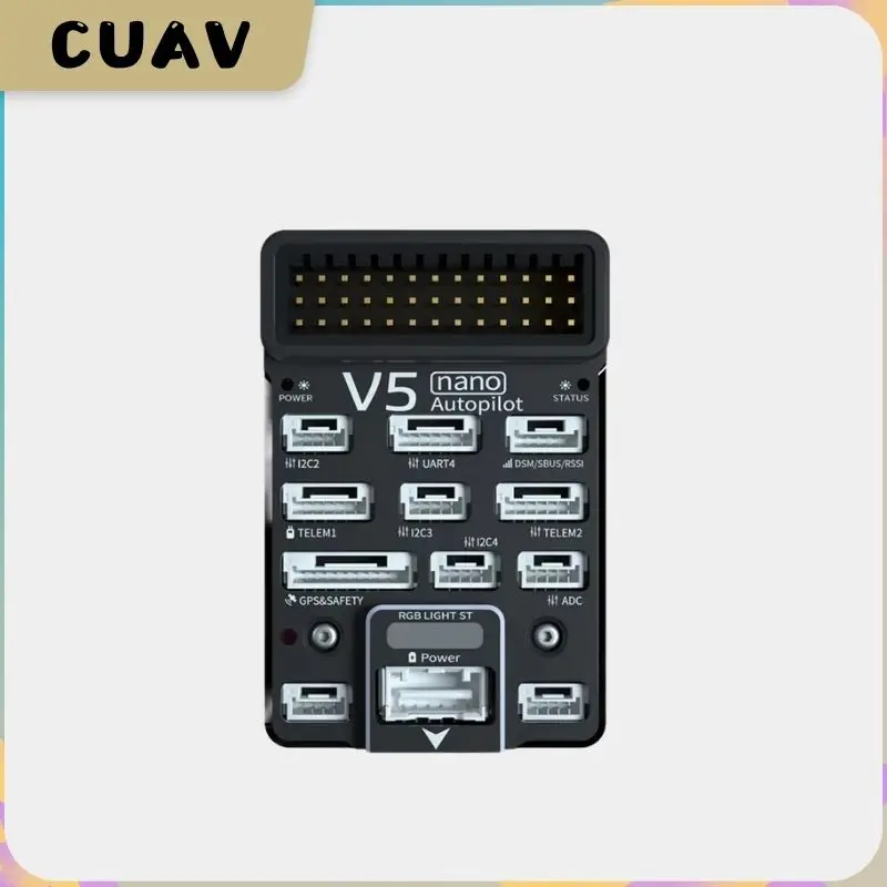 

CUAV V5 Nano Small Size Autopilot Drone Parts Support Ardupilot PX4 Pixhawk Flight Controller