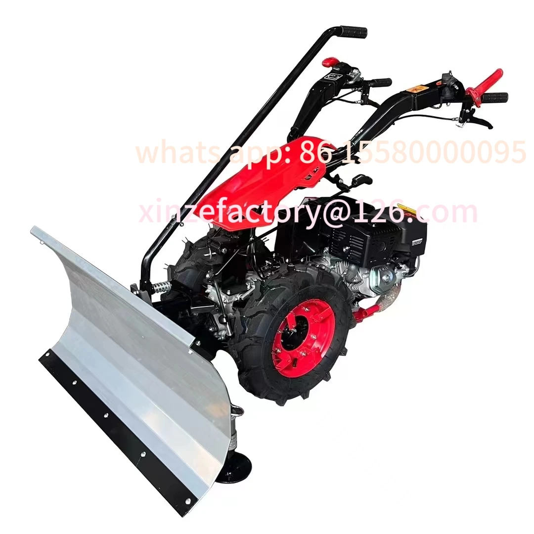 

Customizable home garden snow plow is efficient