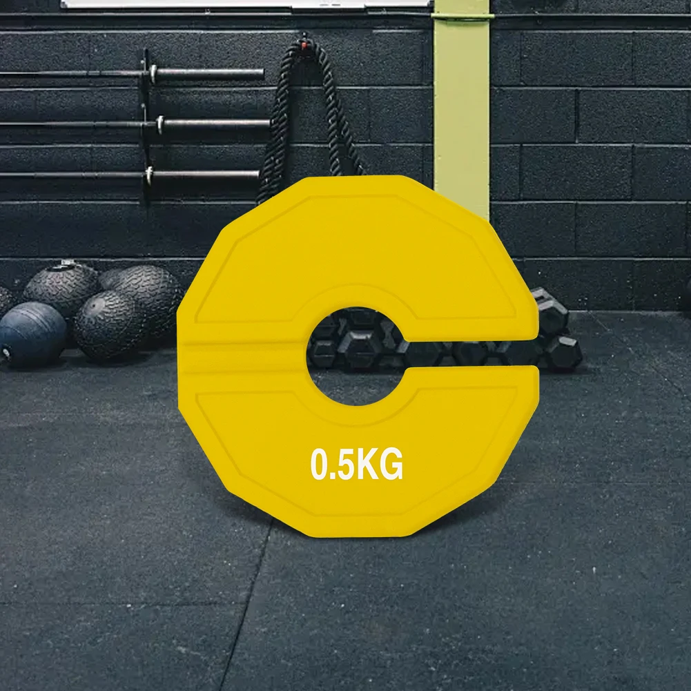 

2Pcs Standard Weight Plates Non Slip Micro Weight Plates Set Multi-Function Barbell Free Weight Plate Set for Barbell Squat