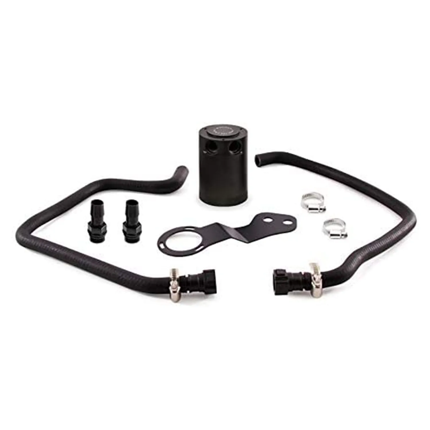 

New PCV Baffled Oil Catch Can Kit For 2016+ Chevrolet Camaro SS With Pre-Installed Hoses & 1/2" Aluminum Barbed