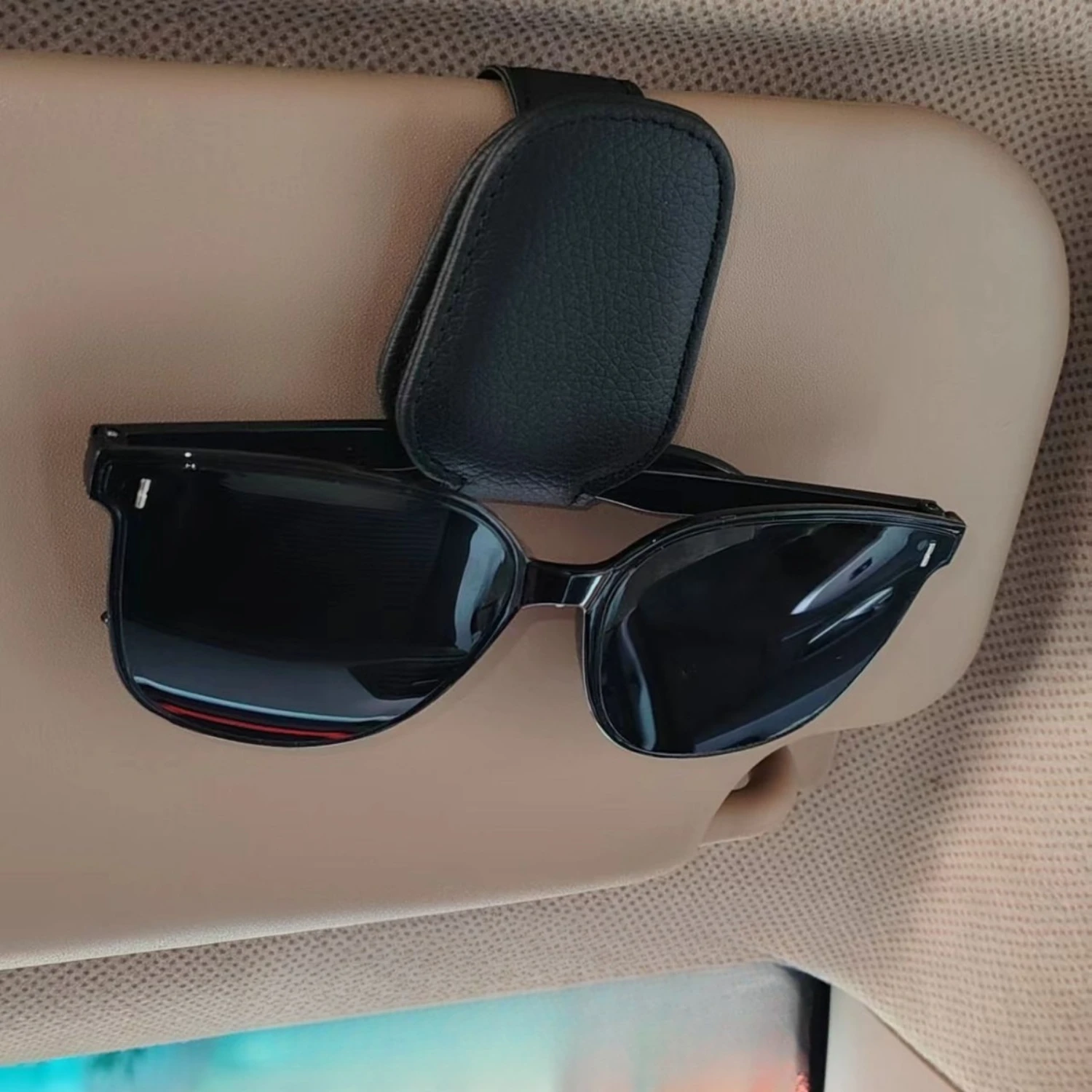 

Car Visor Glasses Clip Universal Sunglasses Holder Mount Eyeglasses Organizer Vehicle Interior Storage Accessories