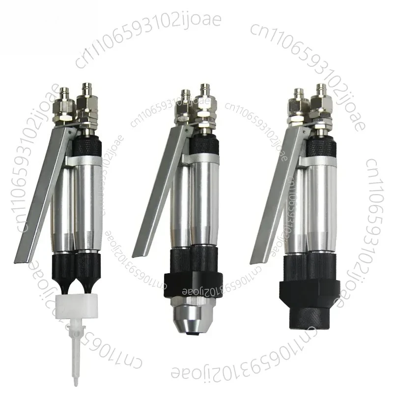 BF-10AB Small Flow Double Liquid Glue Gun Dispensing Glue Gun Needle Top Pneumatic Dispensing Accessories Double Liquid
