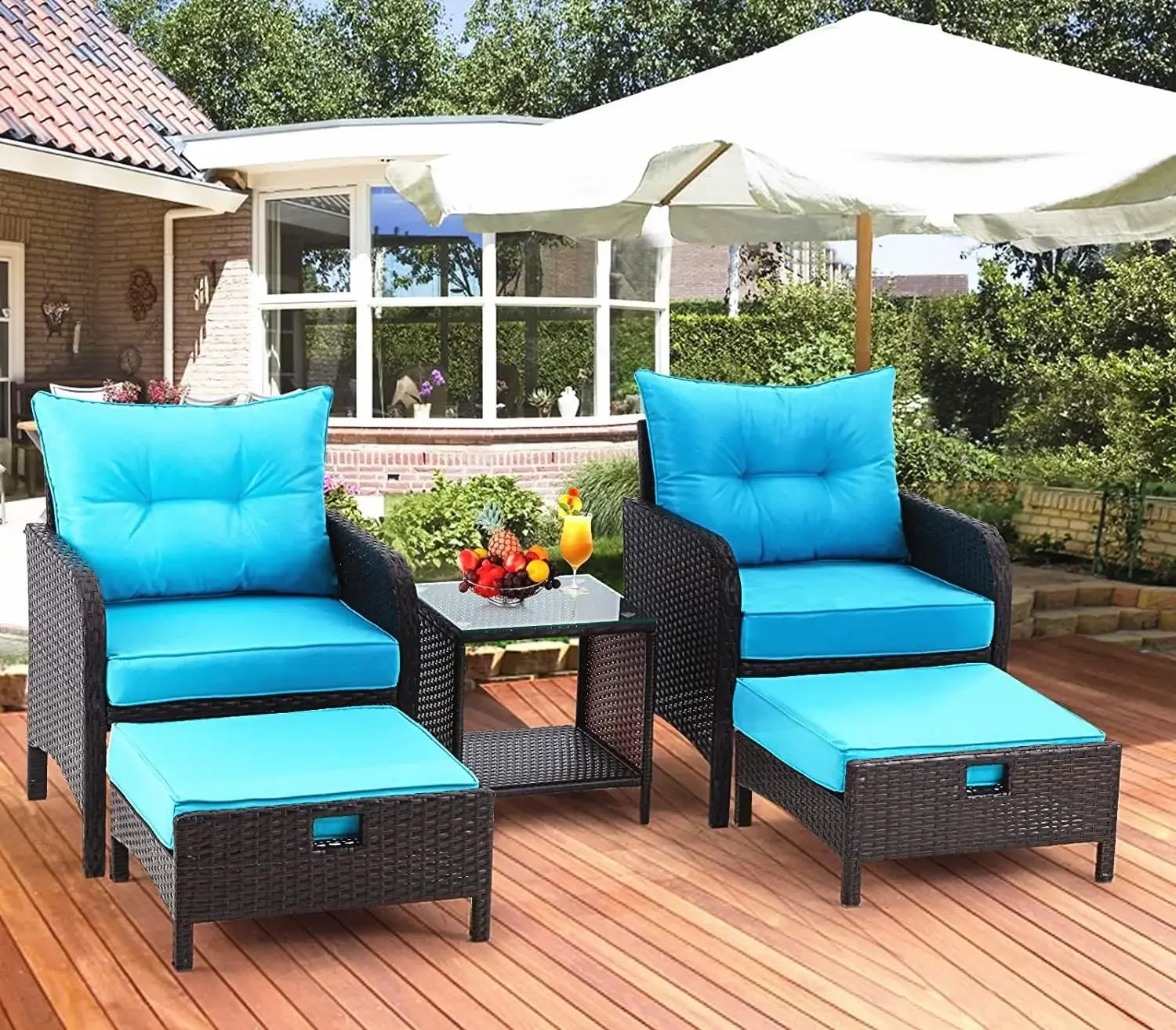 Terrassenmöbel-Set, Gartensofa, bequem