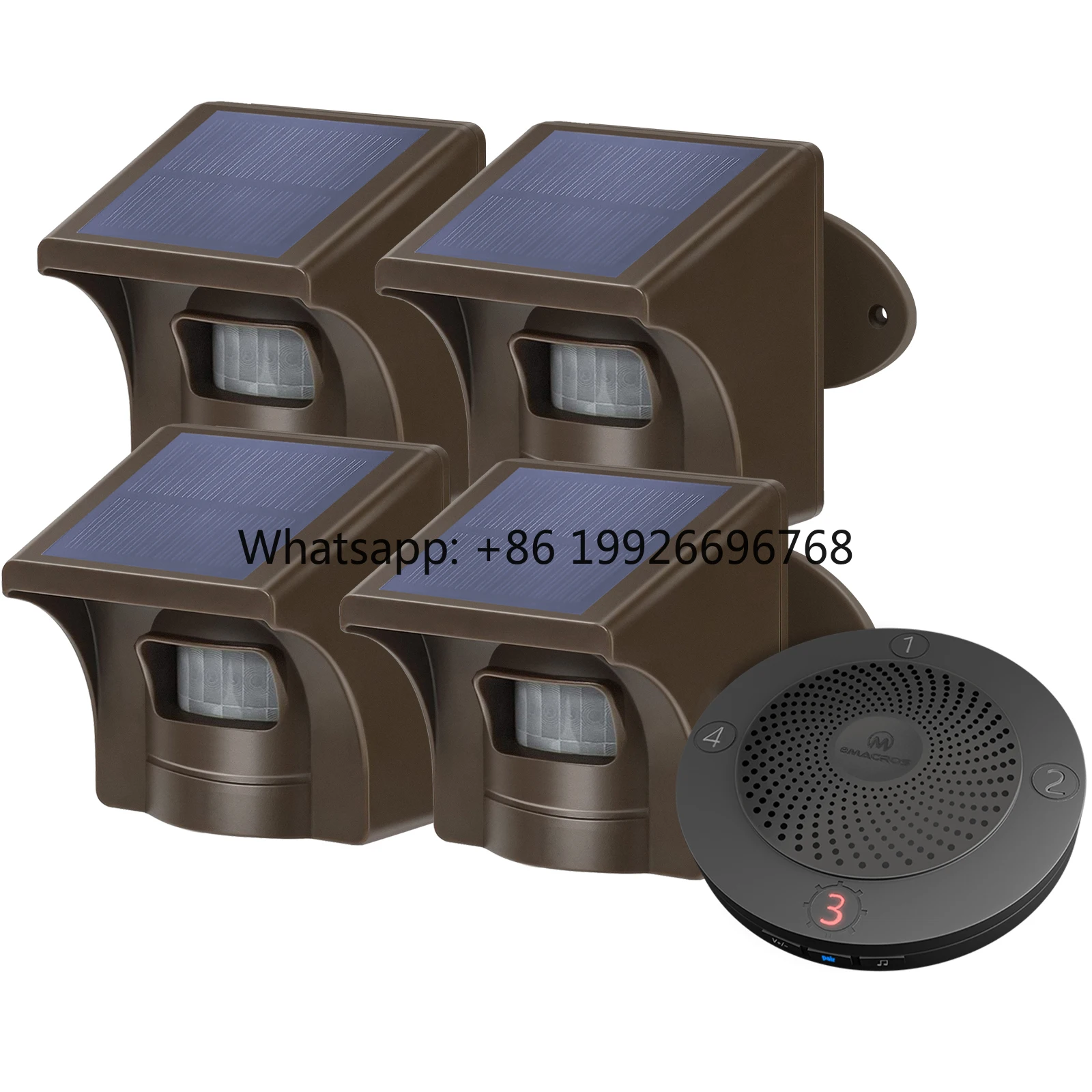 

800M Long Range Solar Wireless PIR Motion Sensor Detector ABS Smart Home Door Sensor Intruder Alarm System Driveway Alarm CE FCC