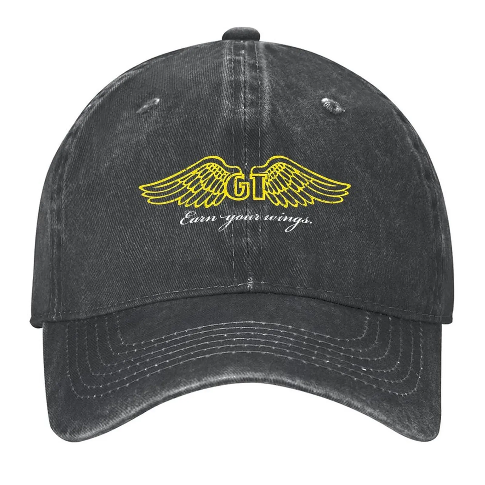 

Vintage BMX GT Bicycles Logo - Earn Your Wings Baseball Cap Male hat golf hat genuine New In Hat Man Women's