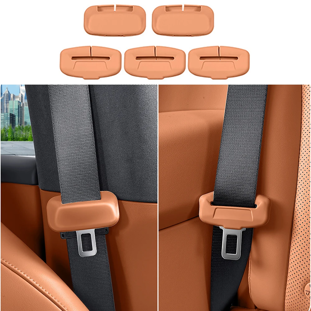 

Safety Harness Silicone Protective Cover Fit for CHERY ICAR V27 2025 2026 Buckle Anti-collision Cover Interior Accessories