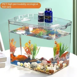 Betta Ecological Fish Tank Home Aquarium Transparent Living Room Desktop Landscaping Turtle Fish Tank Ornamental Breeding Box