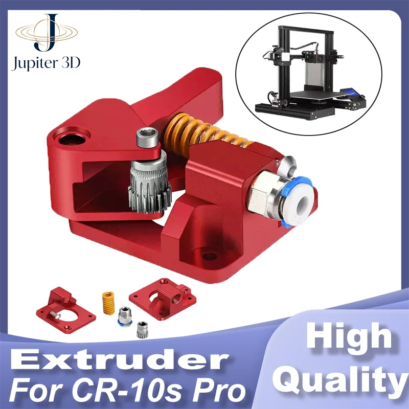 Dual-Drive-Extruder, Ganzmetall-Doppelzahnrad-Extruder für Creality Ender3/Ender3 Pro/Ender3 V2/Ender5/CR10/CR-10S PRO/Anycubic Mega