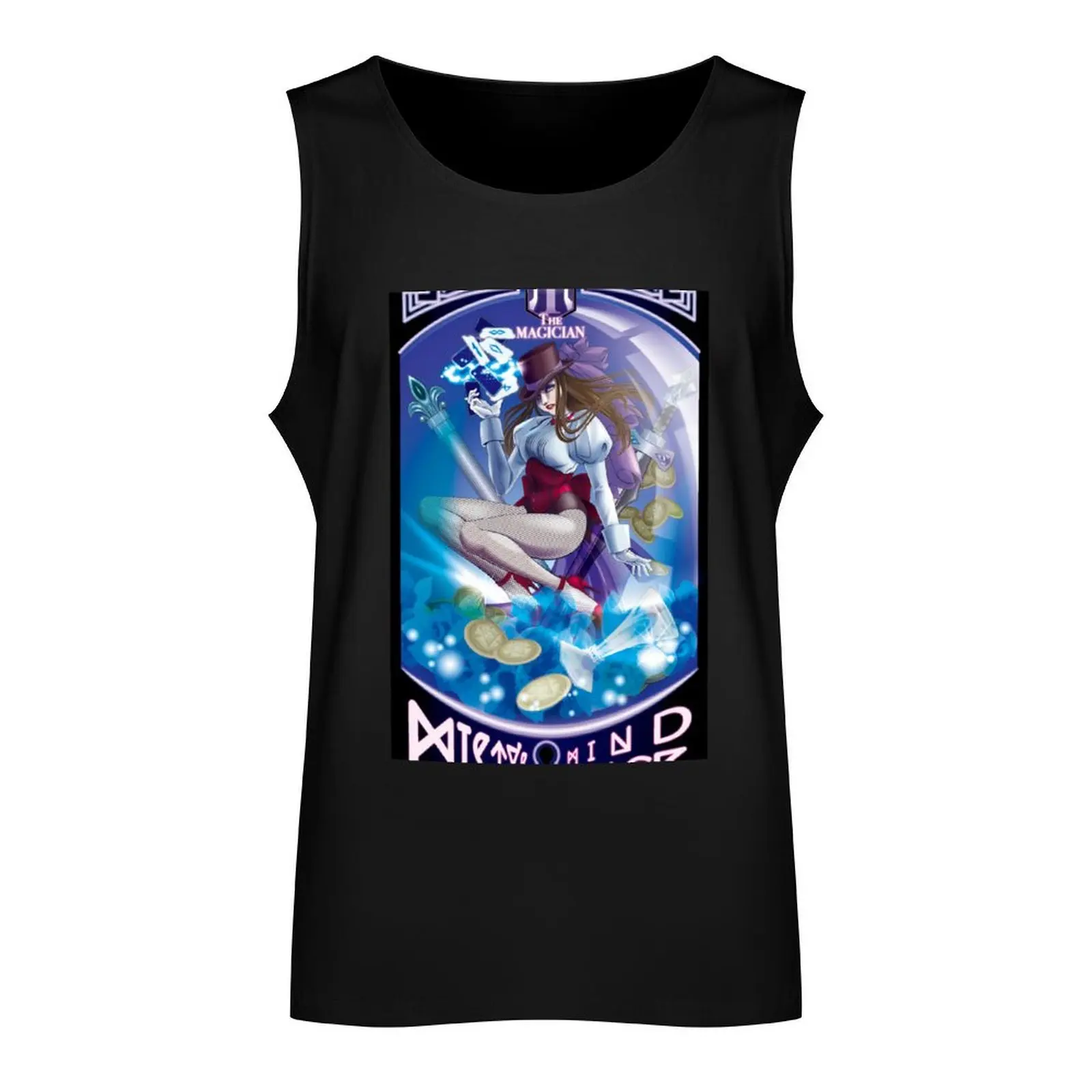 Arcana's Tricksters Tarot Card by Miho_S Tank Top Vest male mens designer clothes