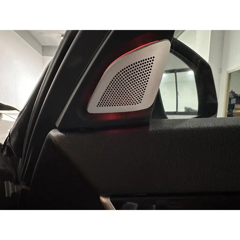 Interior Tweeter Horn Cover LED Atmosphere Strip, 64 Color Dynamic Ambient Light Fit 2011-2017 F10 F11 Mid Sedan Full Car Upgrad