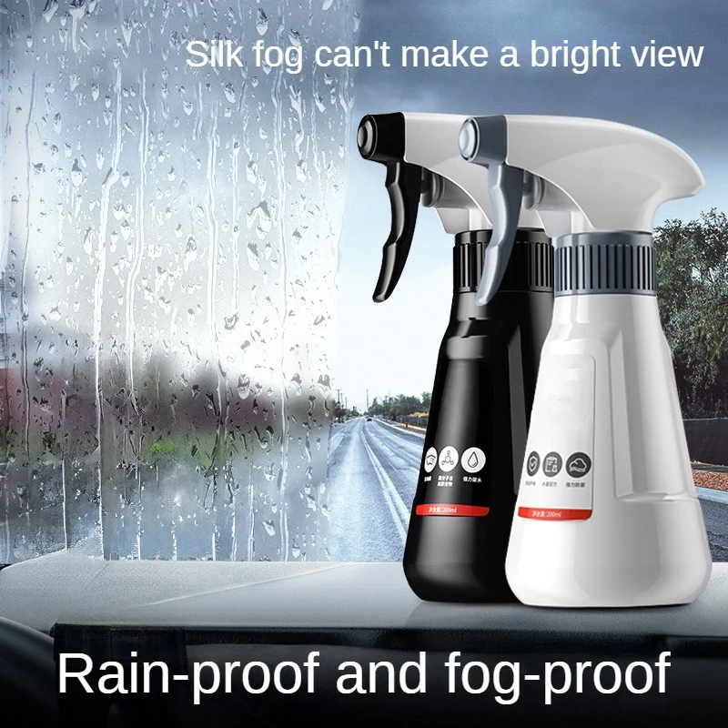 Car Glass Anti-Rain Spray Auto Water repellent Coating Agent Waterproof Rainproof Anti-fog Glass Cleaner Auto Windshield Clear