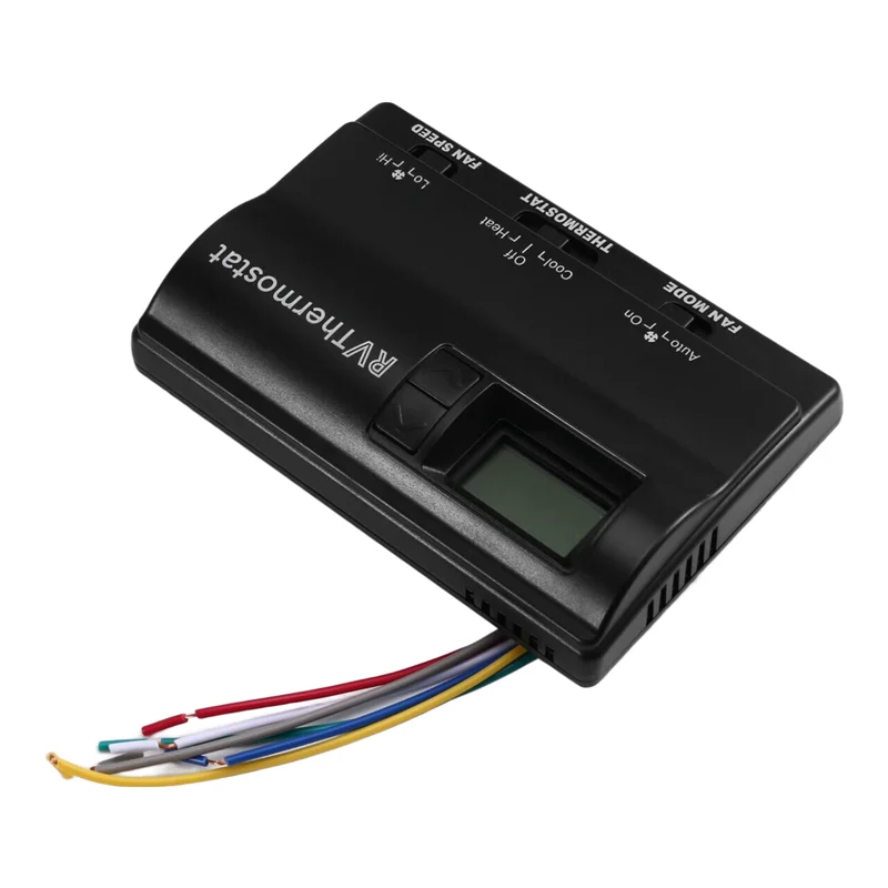 

Rv Thermostat Switch Digital Thermostat 8330D3351 Rv Air Conditioning Thermostat Air Conditioning Thermostat Black
