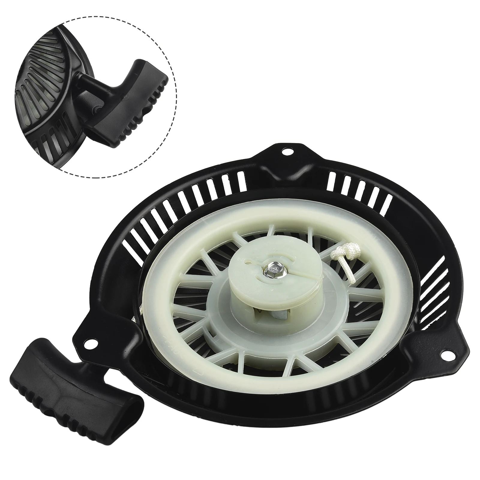 1 Pc Pull Starter Recoil Start Lawn Mower Assembly Replacement For Cobra Einhell For Hyundai 1P60/64 Easy Installation