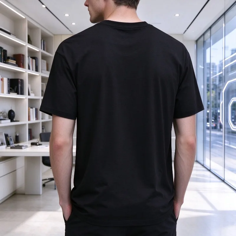 Men’s “Intelligence Is The Ability To Adapt To Change” T-Shirt Number Letter Print 100% Cotton Casual Crewneck  Streetwear Tops