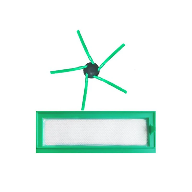 Replacement Kit For Vorwerk VR200 VR300 Vacuum Cleaner Spare Parts Main Roller Brush Spin Brush And Hepa Filter Package