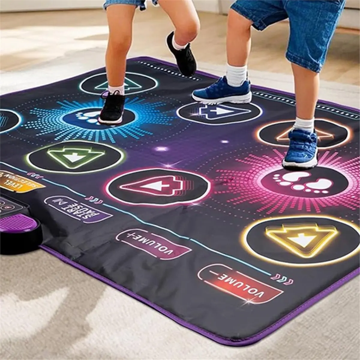 618 Mega Sale Double Electronic Dance Mat, Suitable for Children, Adults, and Toddlers, Interactive Dance and Music Game Mat. B