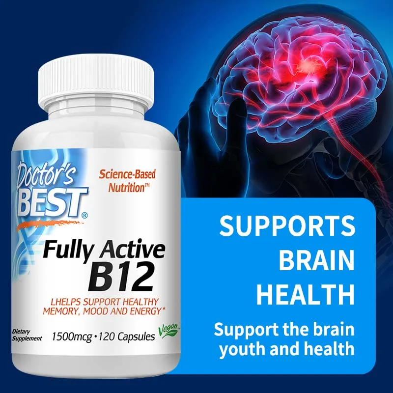 Fully Active Vitamin B12 1500 Mcg To Support Healthy Memory, Mood and Circulation