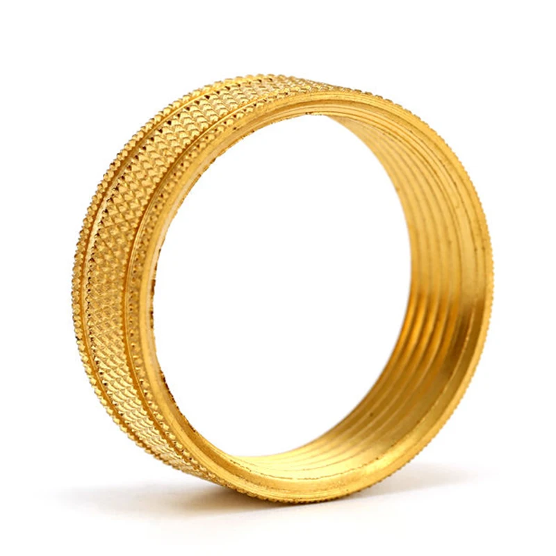 

High Precision CNC Parts Stainless Steel Aluminum Brass CNC Machined Knurled Internal Thread Nut / Knurled Lock Ring