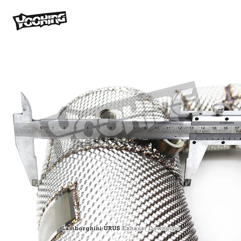 أنبوب Yooking النازل مع OPF GPF لـ Lamborghini URUS 4.0 (2018+) Racing SS304 أنبوب تدفق مجاني للضبط الرياضي