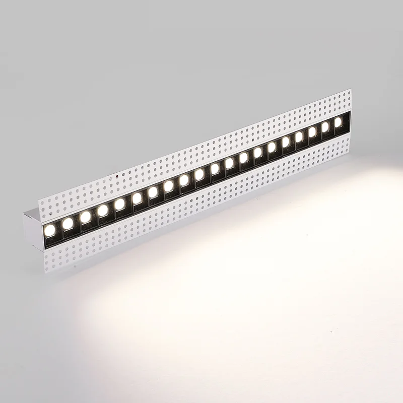 LED Downlight Line Light Bar Creative Linear Rimless Magnetic Lamp Recessed Ceiling Lamps Strip Living Room Corridor Light