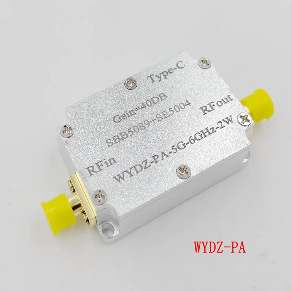 5.2G-5.8Ghz SE5004 2W RF POWER Amplifier Gain 40dB FOR Ham Radio Transmitter Signal 5.2G 5.8G WIFI Drone Video Transmission