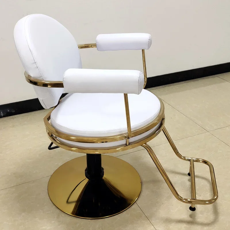 Special haircut chair for hair salon, rotating simple modern barber shop stool online celebrity