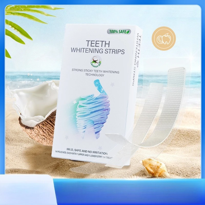 6D beauty patch Coconut oil 6% hydrogen peroxide, whitening teeth Dry sticker Whitening toothpaste