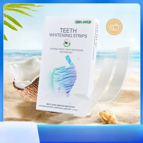 6D beauty patch Coconut oil 6% hydrogen peroxide, whitening teeth Dry sticker Whitening toothpaste