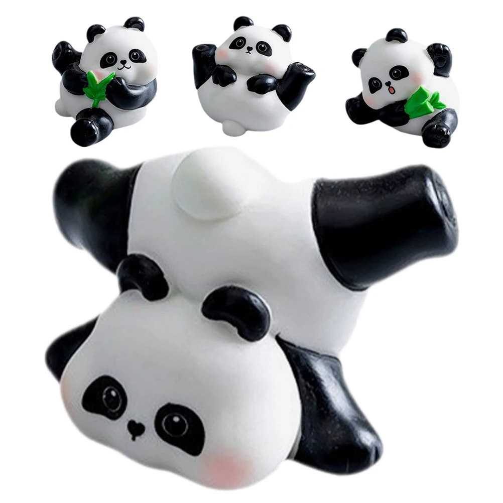 

4 Pcs Micro Landscape Ornament Mini Decorations Crafts Home Resin Figurine for Desk Cute Figurines Garden