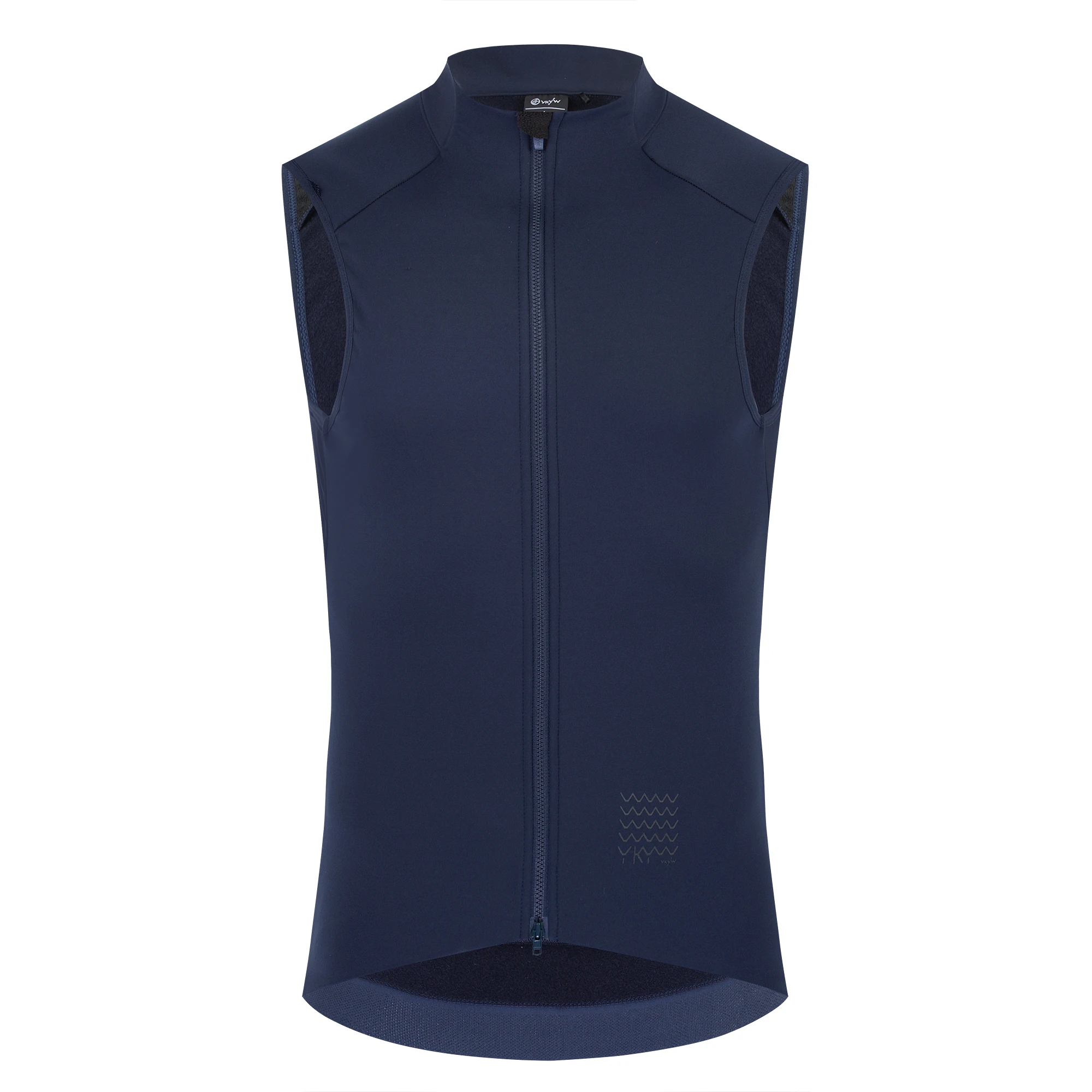 YKYWBIKE Fahrradweste, Fahrradweste, Thermo-Winter, winddicht, 2-Wege-Reißverschlüsse, Rennrad, spritzwassergeschützt, Radfahren, Windjacke