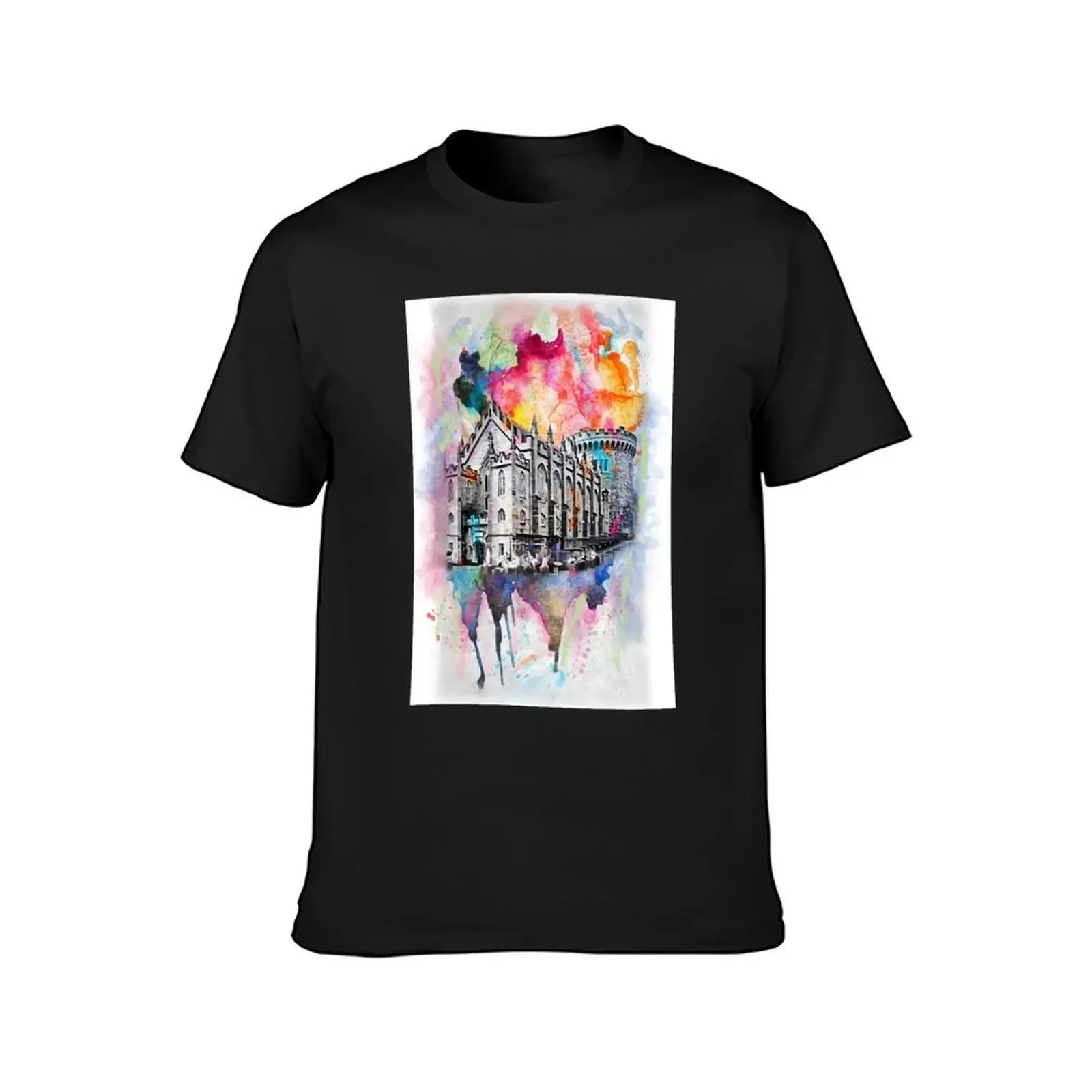 Dublin Castle - Dublin Landmarks T-Shirt blanks cotton graphic tees men t shirts high quality