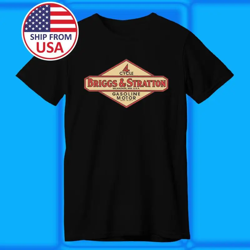 Briggs Stratton Men's Black T shirt Size S 5XL